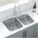 Ruvati RVM4310 Undermount 16 Gauge 32  Kitchen Sink Double Bowl