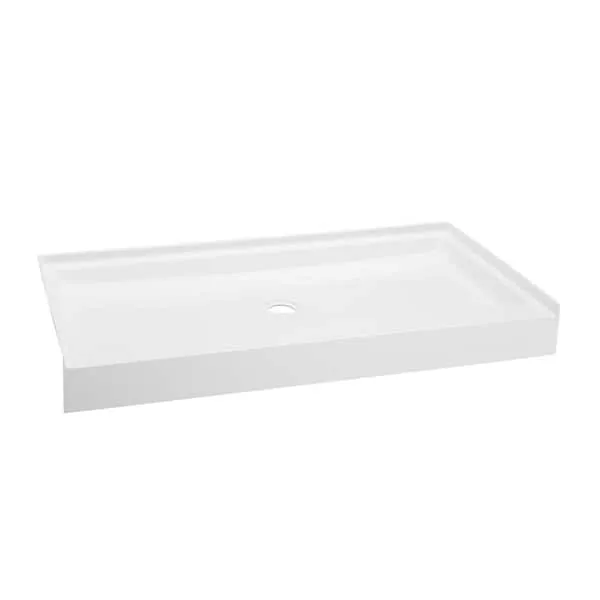 Swiss Madison Voltaire 60 x 36 Single-Threshold, Center Drain, Shower Base in Biscuit