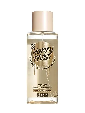 (1) Victoria&#039;s Secret PINK HONEY Body Mist With Essential Oil 8.4oz/236ml NEW