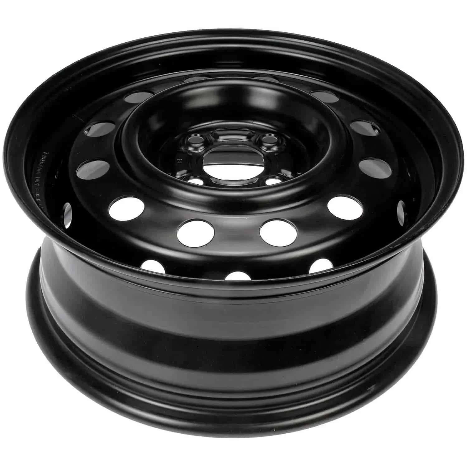 Dorman 939-125 15 X 6 In. Steel Wheel Compatible with Select Saturn Models, Black