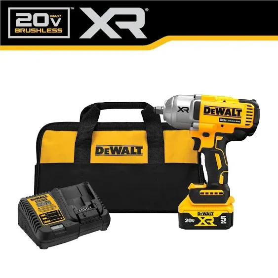 DeWalt DCF900P1 20V Max XR 1/2-in High Torque Impact Wrench Kit