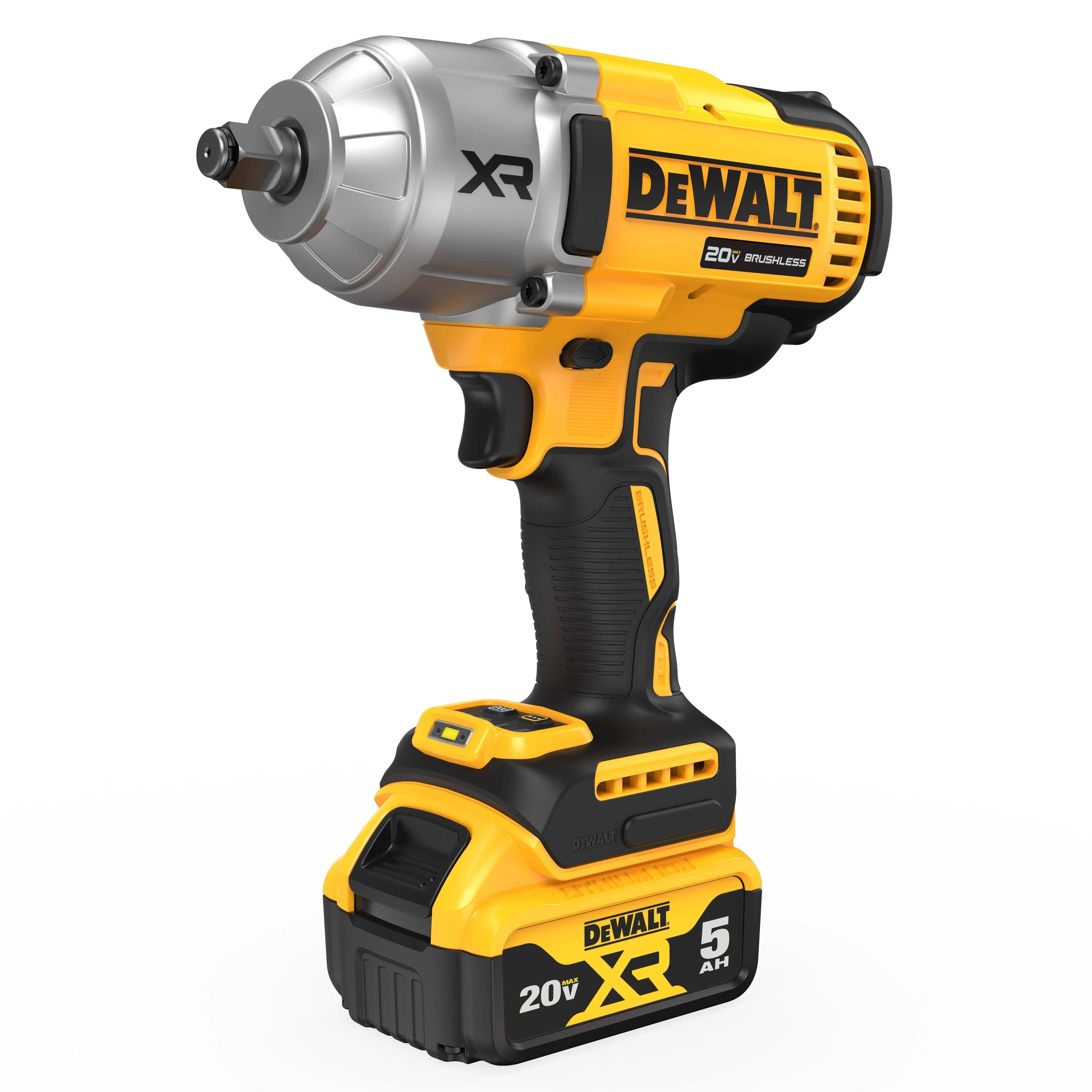 DeWalt DCF900P1 20V MAX* XR 1/2 in. High Torque Impact Wrench with Hog Ring Anvil Kit