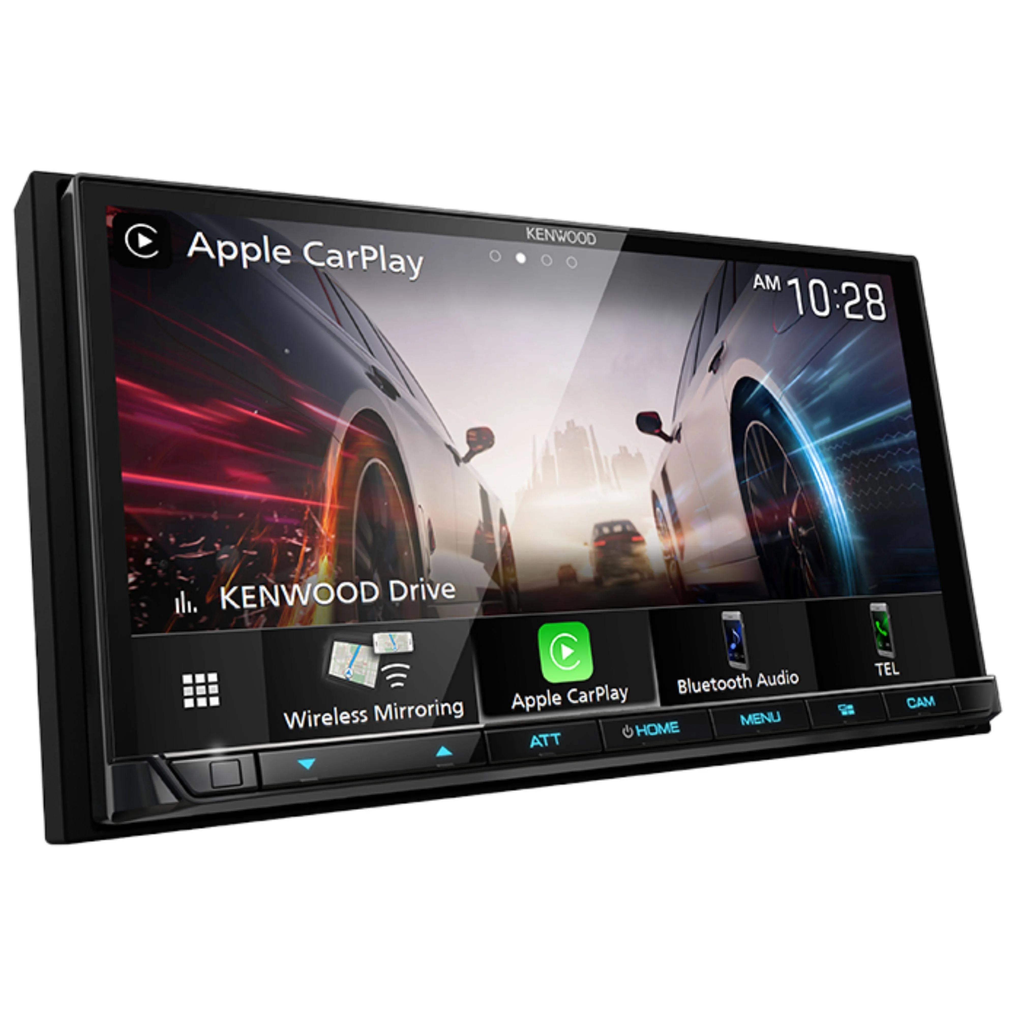 Kenwood - 6.8" - Android Auto & Apple CarPlay - Built-in Bluetooth - In-Dash Digital Media Receiver with Maestro Compatibility - Black