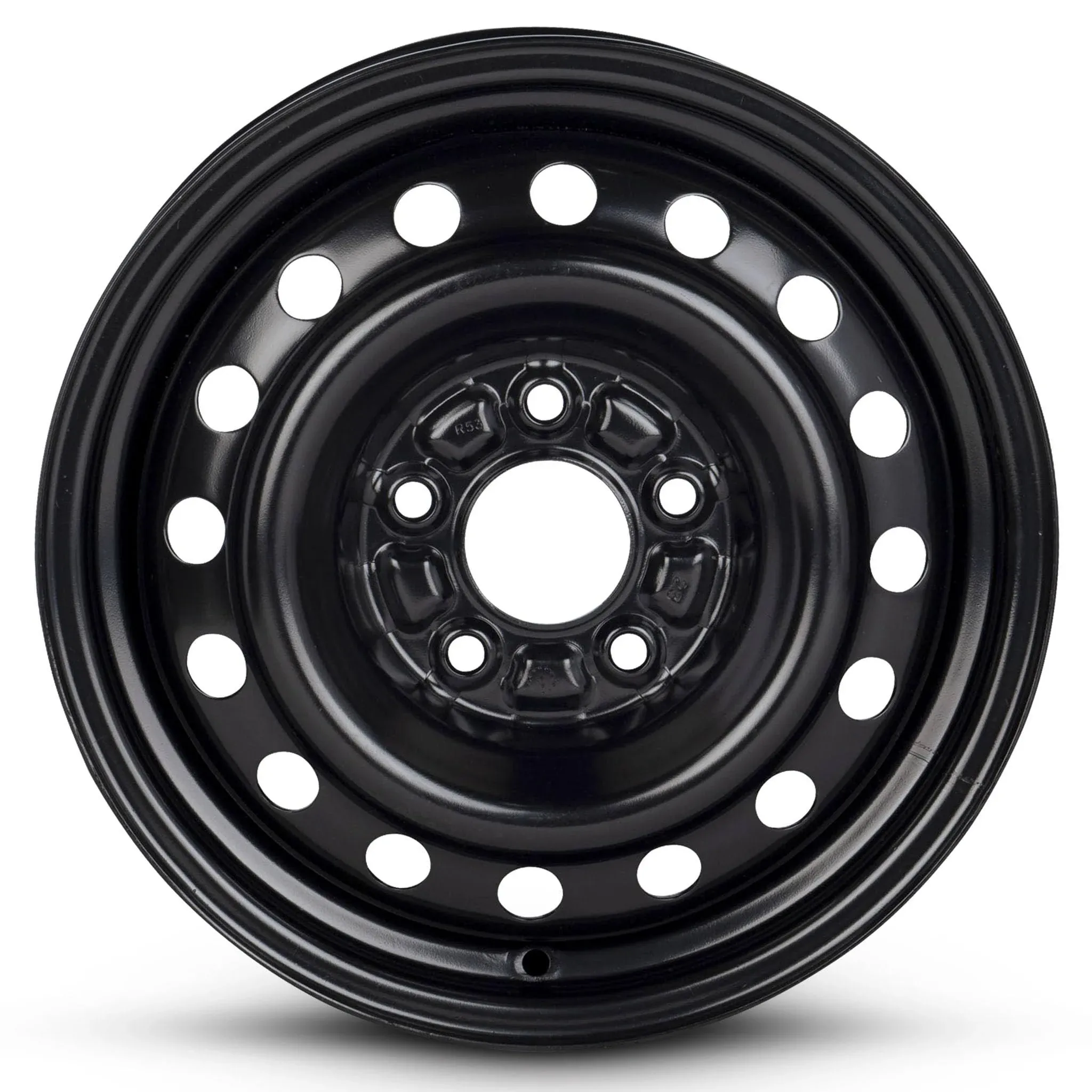 Wheel Rim for 2010-2013 Kia forte 15 in Black Steel Rim Direct Fit